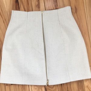 Esley cream/gold high waisted skirt